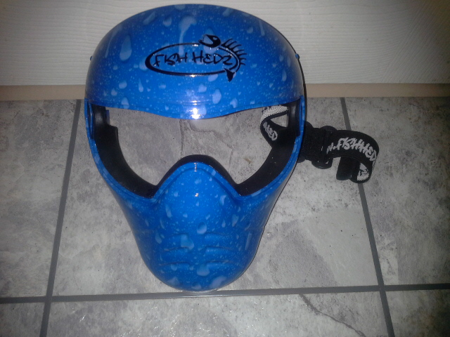 Save Phace Jet Ski Face Mask (Blue Droplets)